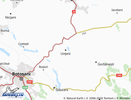 MICHELIN Unțeni map - ViaMichelin