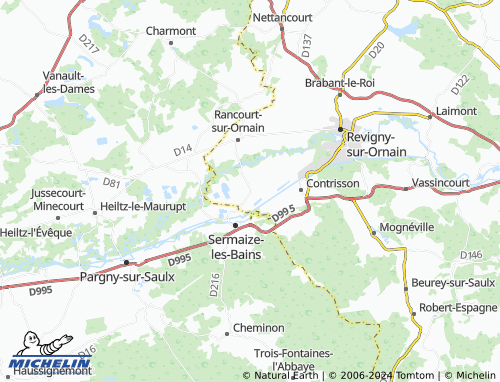 MICHELINLandkarte Remennecourt ViaMichelin