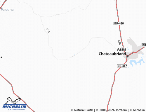 Mapa MICHELIN Encantado D'Oeste - ViaMichelin