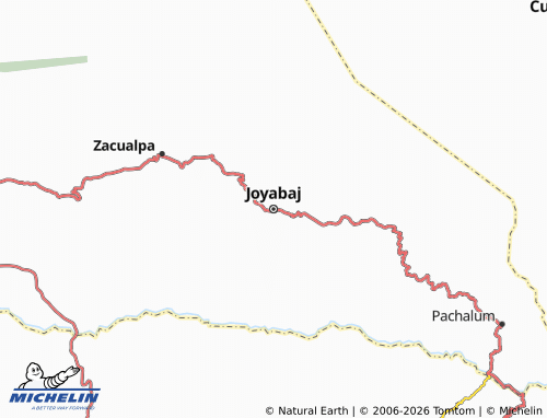 MICHELIN Joyabaj map - ViaMichelin