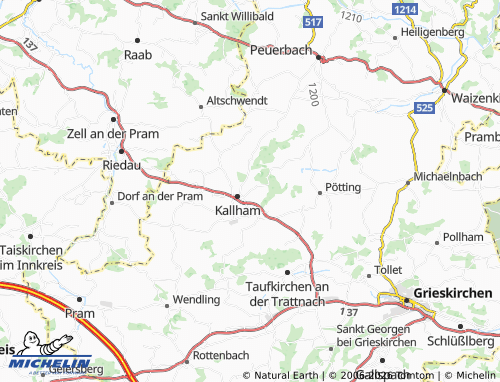 MICHELIN Kainzing map - ViaMichelin