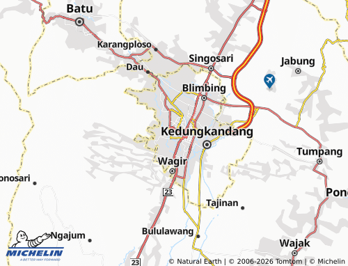 Mapa MICHELIN Bareng - ViaMichelin