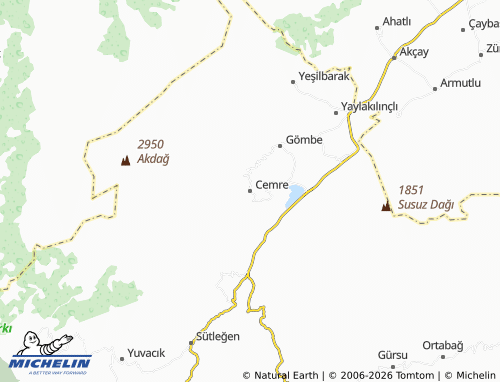Mappa MICHELIN Cemre - ViaMichelin
