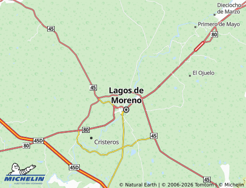 Mappa MICHELIN Misión de San Juan - ViaMichelin