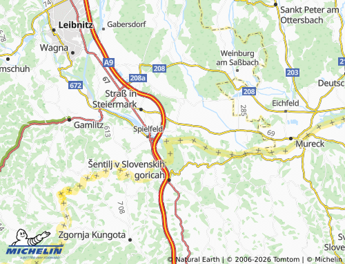 MICHELIN-Landkarte Oberschwarza - ViaMichelin