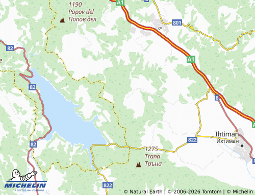 Carte MICHELIN Borika - ViaMichelin