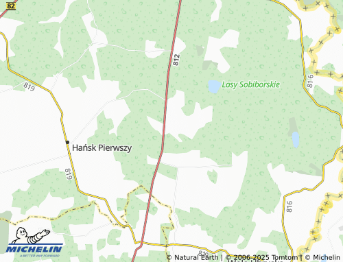 MICHELIN Osowa map - ViaMichelin