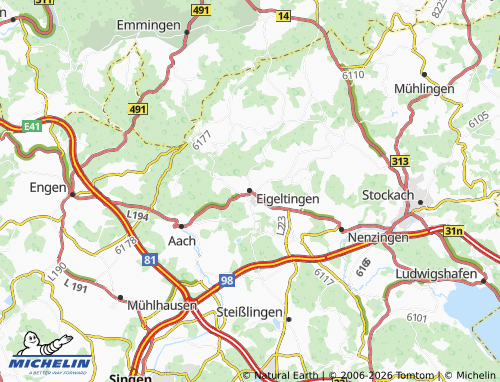 Mapa MICHELIN Eigeltingen - ViaMichelin