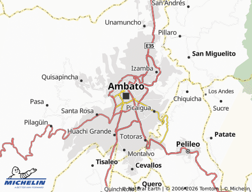 Mappa MICHELIN Ambato - ViaMichelin