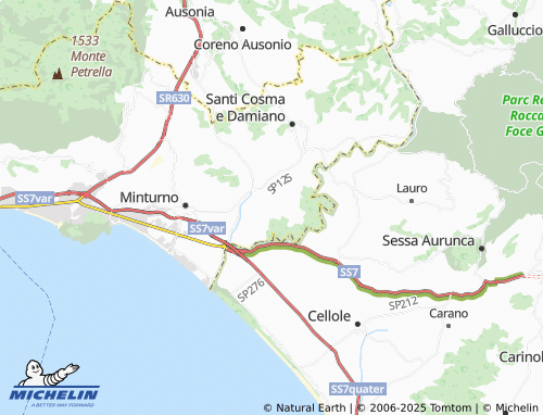 MICHELIN Volpara Torraccio map - ViaMichelin