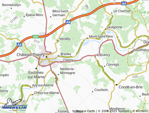 MICHELIN Gland map - ViaMichelin