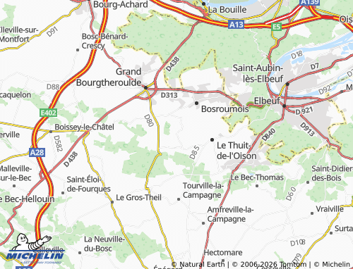 MICHELIN Le Perrey map - ViaMichelin