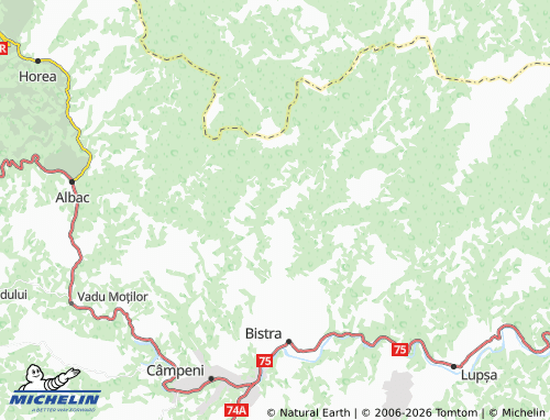 Mappa MICHELIN Bălești-Cătun - ViaMichelin