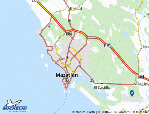 MICHELIN Luis Echeverría map - ViaMichelin