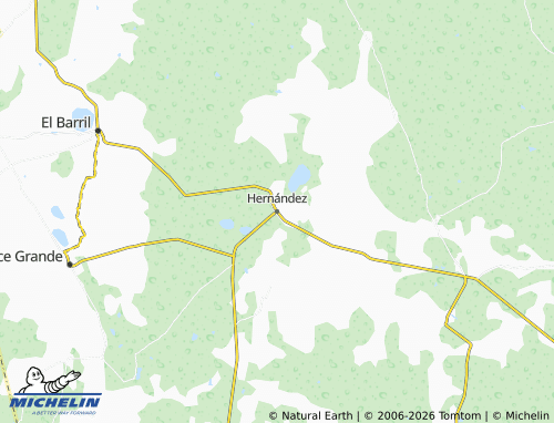 MICHELIN Hernández map - ViaMichelin