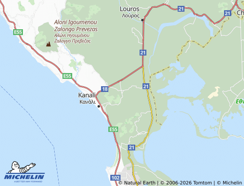 Carte MICHELIN Nea Sinopi - ViaMichelin