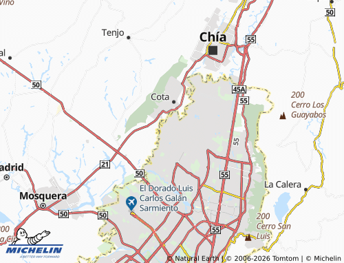 Carte MICHELIN Tuna Rural - ViaMichelin