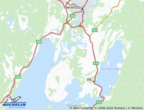 Mapa MICHELIN Helgelandsmoen - ViaMichelin