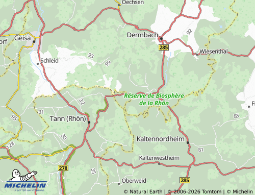 MICHELIN Andenhausen map - ViaMichelin