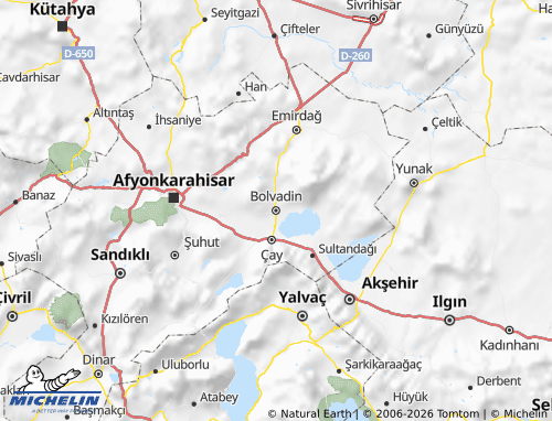 Mappa MICHELIN Bolvadin - ViaMichelin