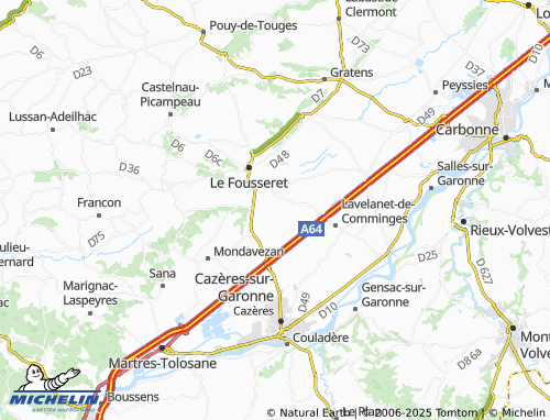 MICHELIN Mounes map - ViaMichelin