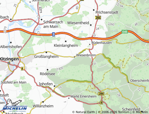 Kaart MICHELIN Wiesenbronn - ViaMichelin