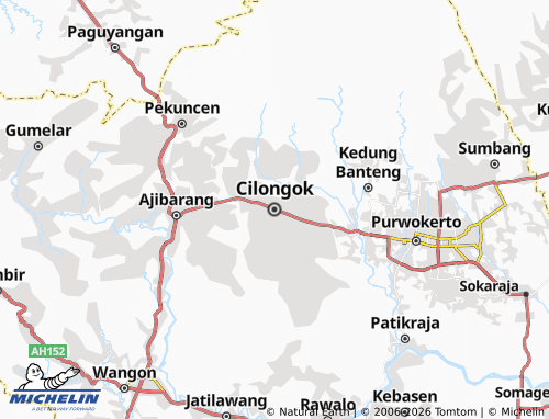 MICHELIN-Landkarte Cilongok - ViaMichelin