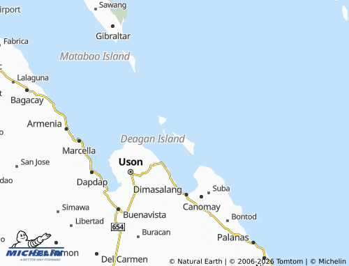 MICHELIN Magcaraguit map - ViaMichelin