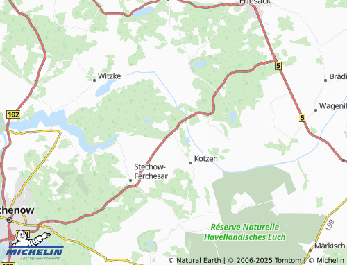 MICHELIN-Landkarte Rhinsmühlen - ViaMichelin