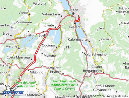 MICHELIN Ello map - ViaMichelin