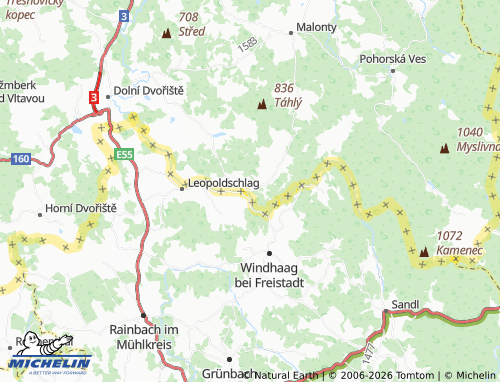 Kaart MICHELIN Cetviny - ViaMichelin