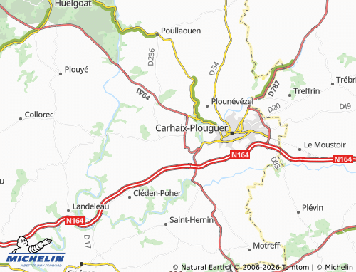 Mappa MICHELIN Kergloff - ViaMichelin