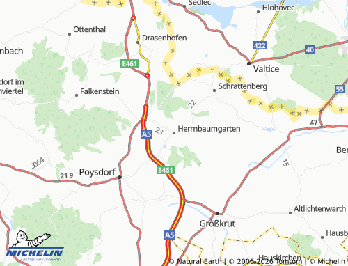 Mapa MICHELIN Herrnbaumgarten - ViaMichelin