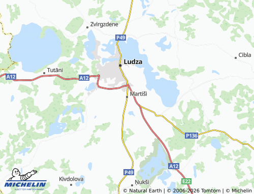 Mapa MICHELIN Martiši - ViaMichelin