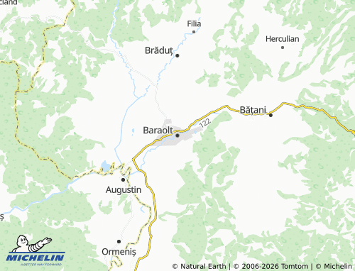 MICHELIN Baraolt map - ViaMichelin