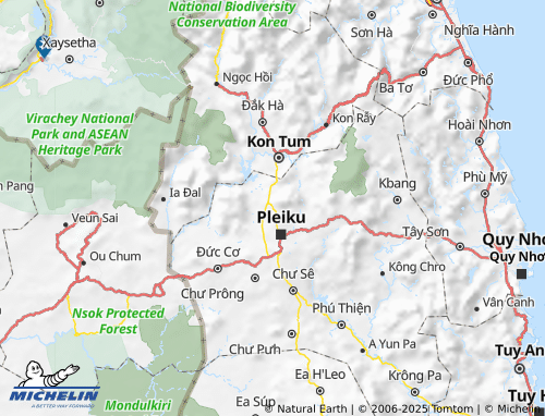 Carte MICHELIN Chư Păh - ViaMichelin