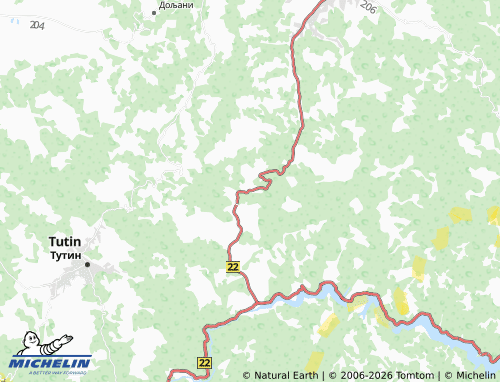 Mapa MICHELIN Kožlje - ViaMichelin