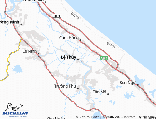 Mapa MICHELIN Lệ Thủy - ViaMichelin