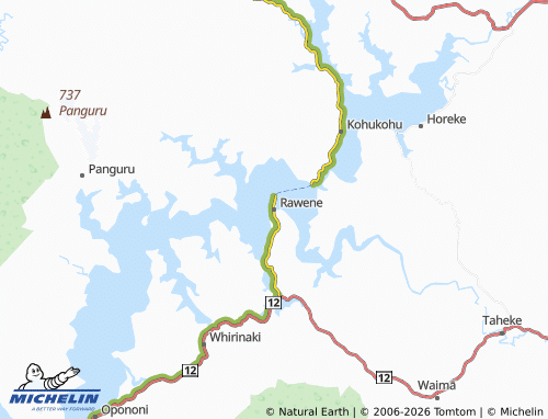 Mapa MICHELIN Rawene - ViaMichelin