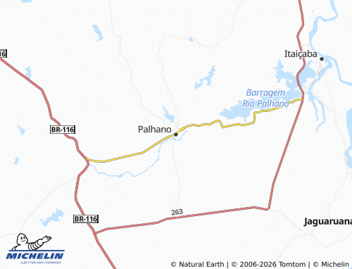 MICHELIN Palhano map - ViaMichelin