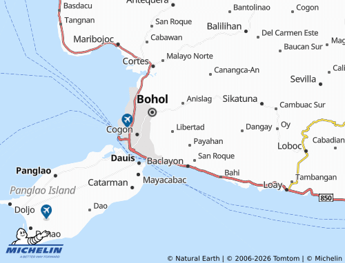 MICHELIN Libertad map - ViaMichelin