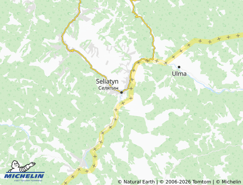 Mappa MICHELIN Seliatyn - ViaMichelin