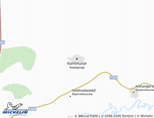 MICHELIN-Landkarte Kommunar - ViaMichelin