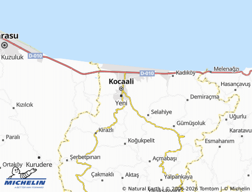 Mappa MICHELIN Hızar - ViaMichelin