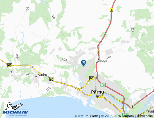 MICHELIN Eametsa map - ViaMichelin