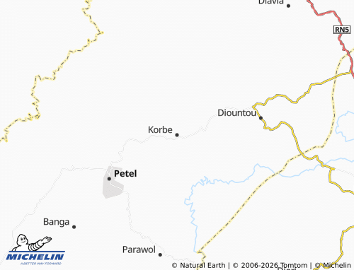 Mappa MICHELIN Korbe - ViaMichelin