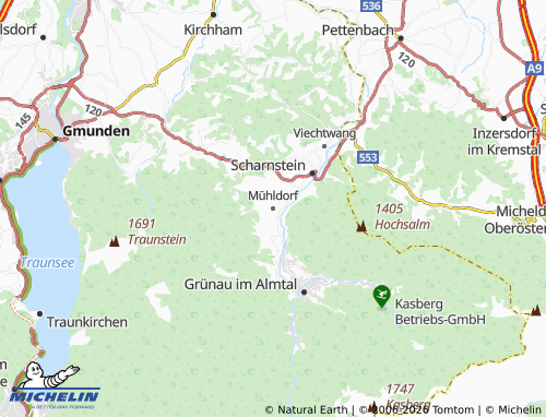 MICHELIN Mühldorf map - ViaMichelin