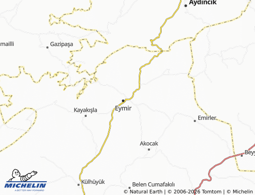 Mappa MICHELIN Çay - ViaMichelin