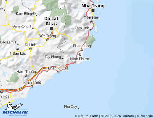 Mapa MICHELIN Thuận Nam - ViaMichelin