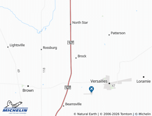 Carte MICHELIN Brock - ViaMichelin